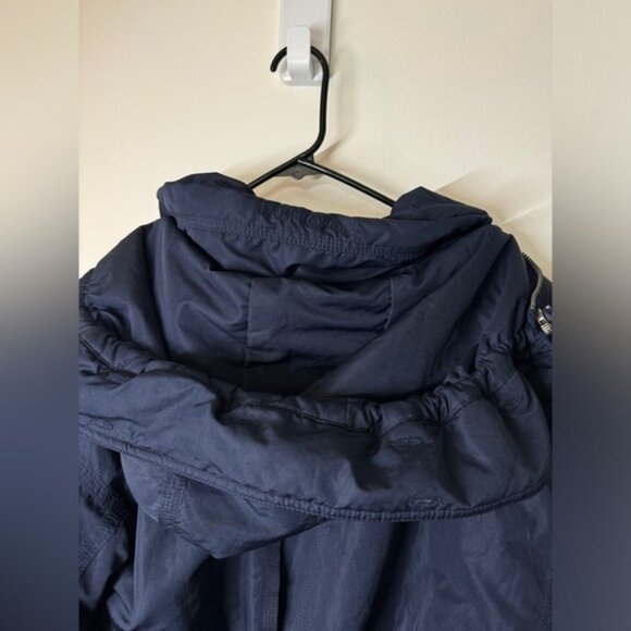 Metropolis by Couloir Navy Blue Hooded Embroidered Ski Snow Winter Suit Size 8 - Picture 11 of 16